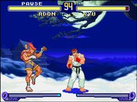 une photo d'Ã©cran de Street Fighter Alpha 2 sur Nintendo Super Nes